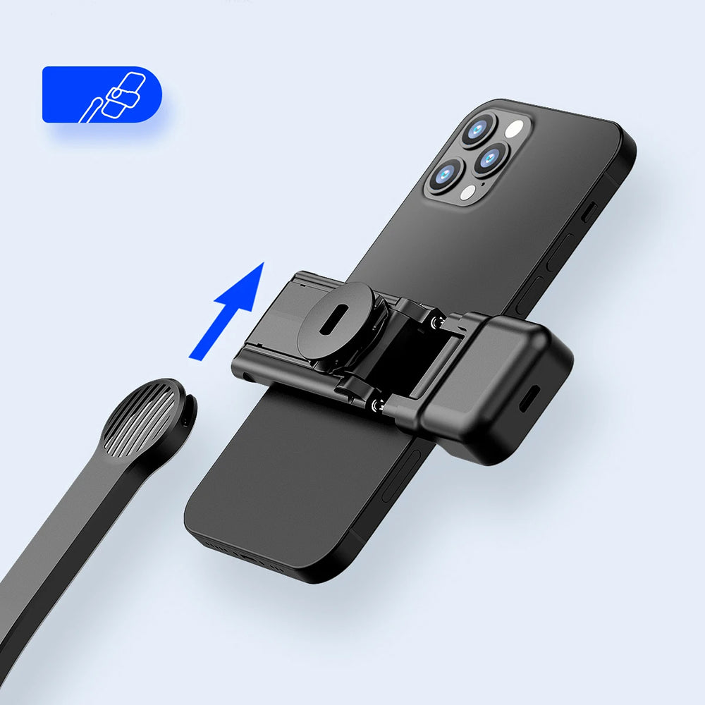 Selfie Stick Bluetooth Techsuit C01s, Univerzalan, Crn