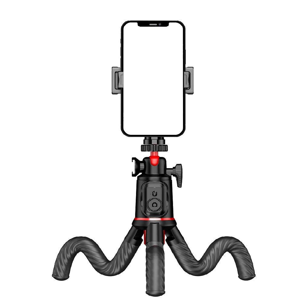 Selfie Stick Bluetooth Techsuit C03, Univerzalan, Crn