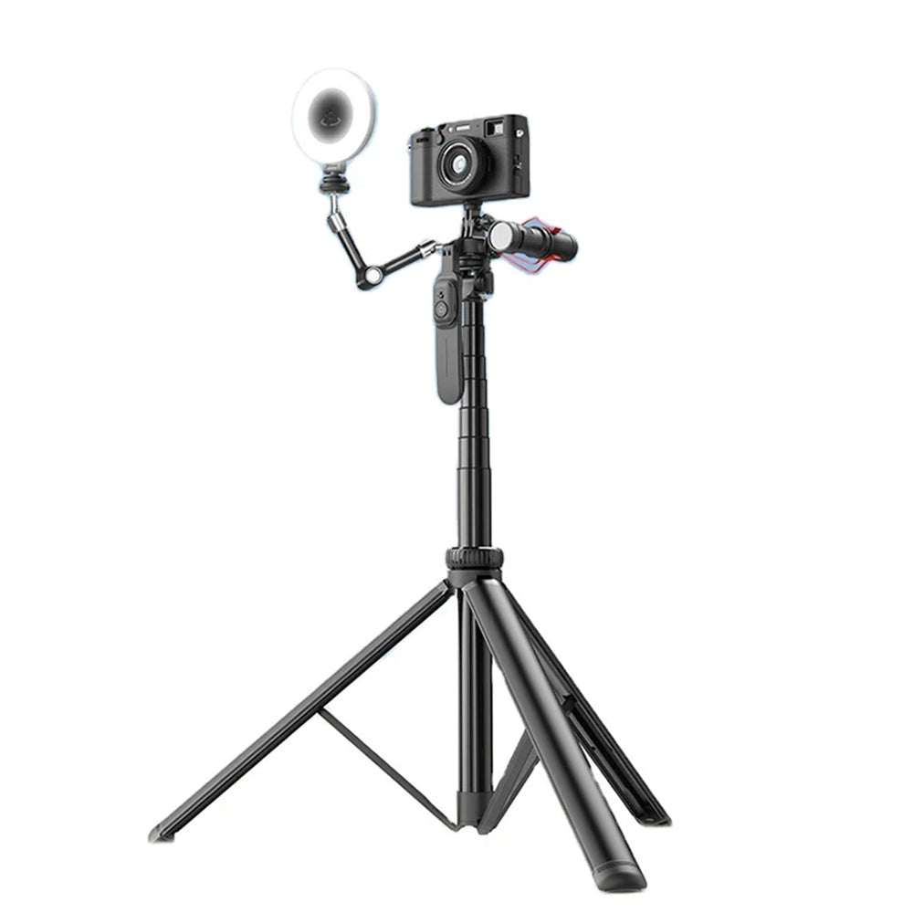Selfie Stick Bluetooth Techsuit C05, Univerzalan, Crn