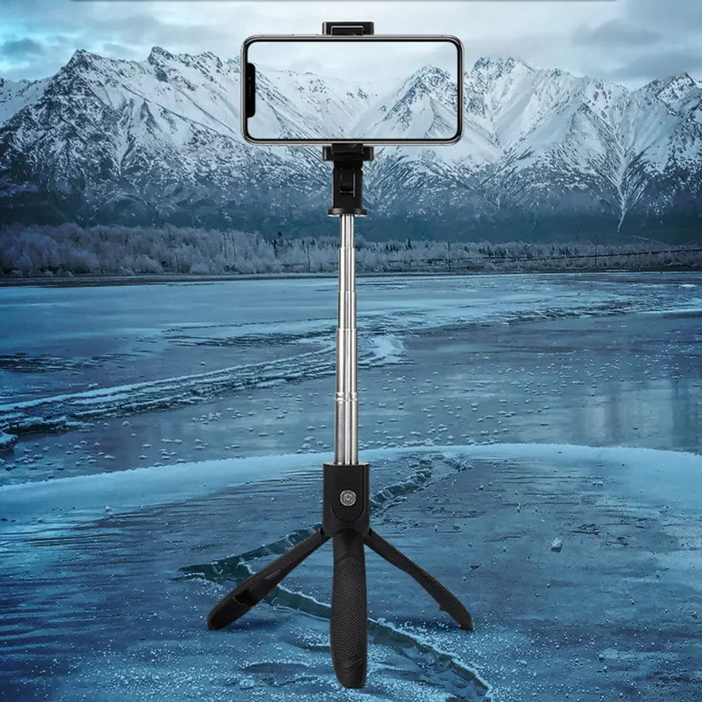 Selfie Stick Bluetooth Techsuit K06, Univerzalan, Crn
