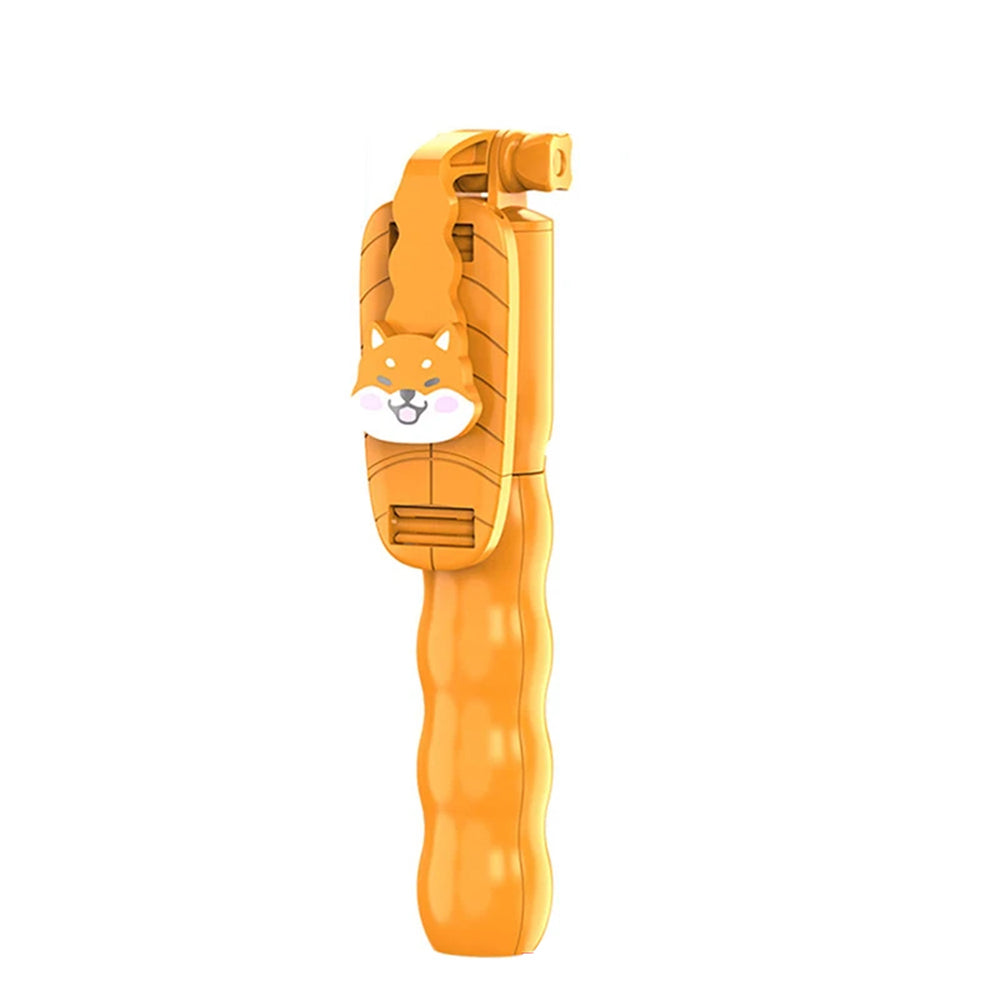 Selfie Stick Bluetooth Techsuit KT01, Univerzalan, Narandžasti