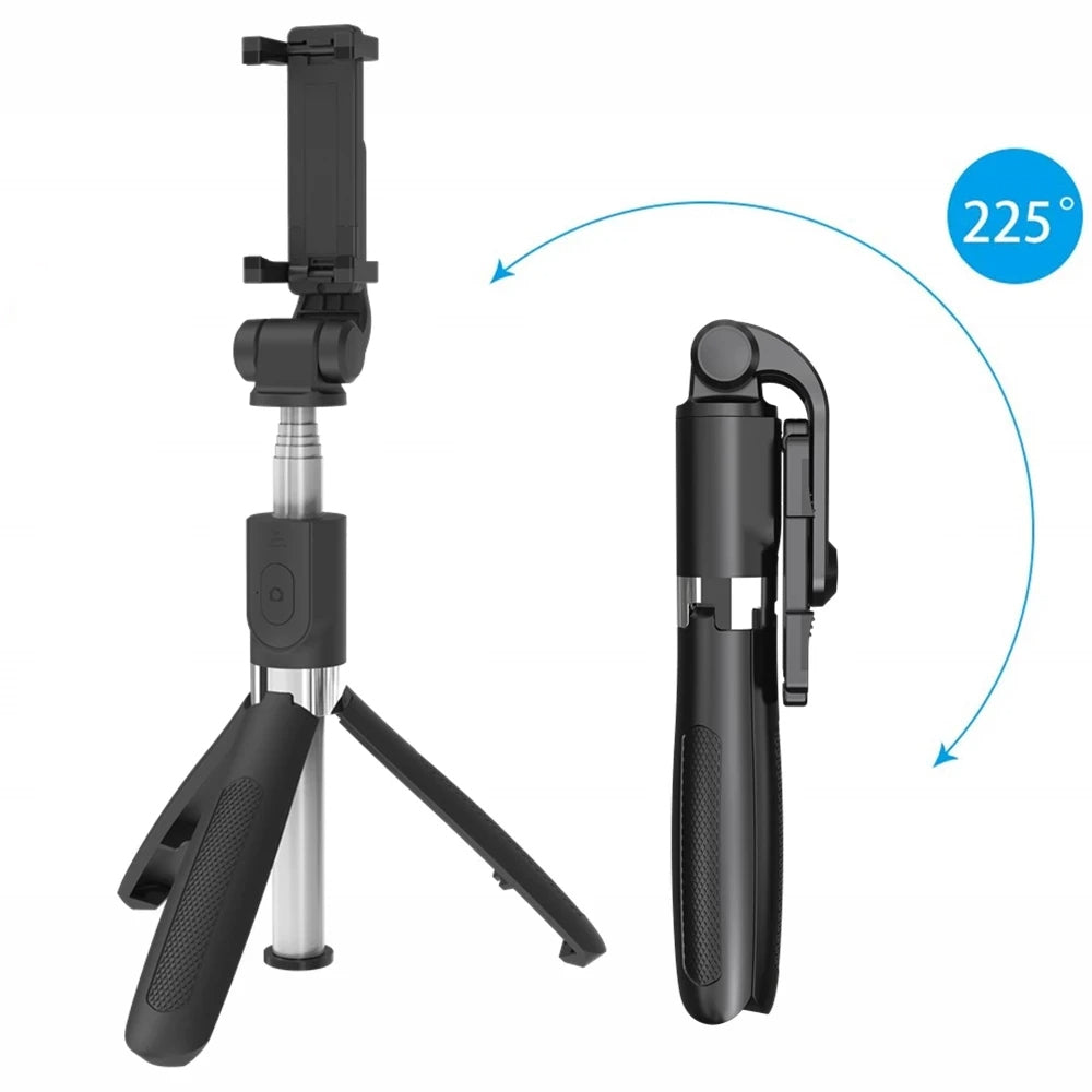 Selfie Stick Bluetooth Techsuit L01, Univerzalan, Crn