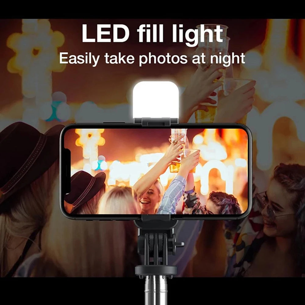 Selfie Stick Bluetooth Techsuit L02s, Univerzalan, Crn