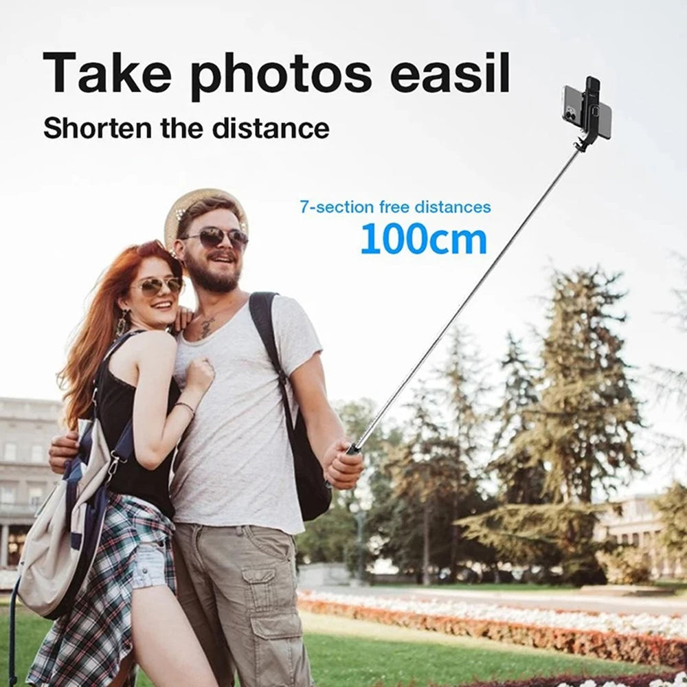 Selfie Stick Bluetooth Techsuit L02s, Univerzalan, Crn