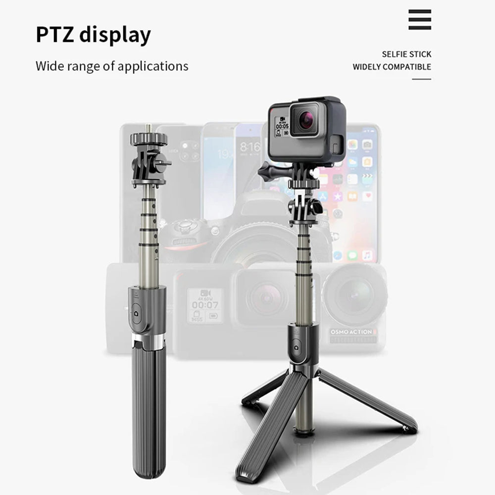 Selfie Stick Bluetooth Techsuit L03, Univerzalan, Crn