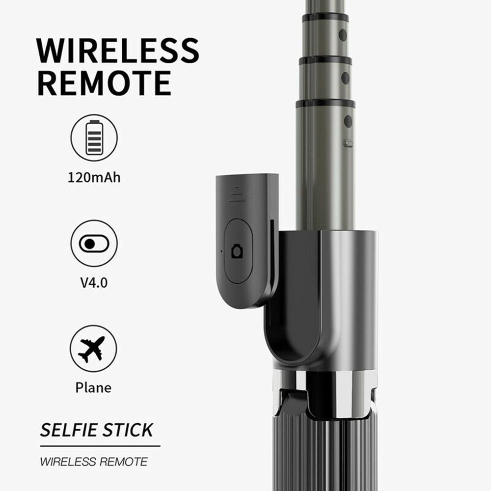 Selfie Stick Bluetooth Techsuit L08, Univerzalan, Crn