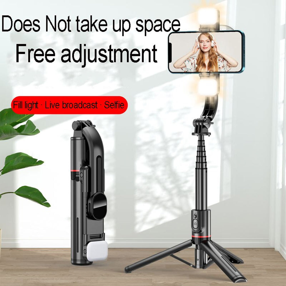Selfie Stick Bluetooth Techsuit L12D, Univerzalan, Crni