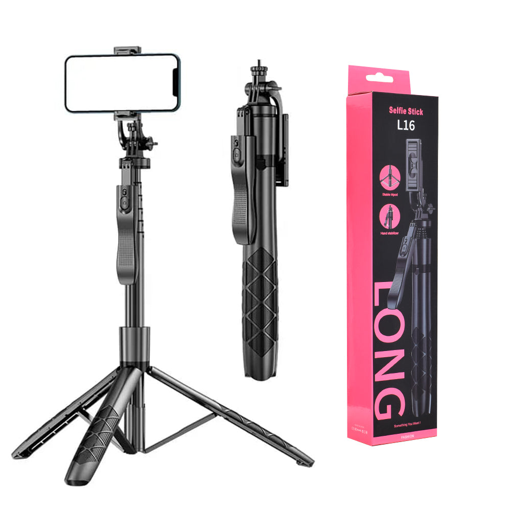 Selfie Stick Bluetooth Techsuit L16, Univerzalan, Crn