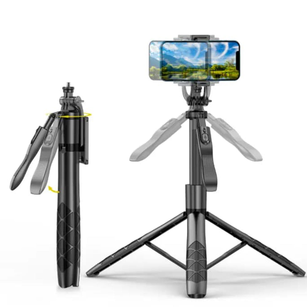 Selfie Stick Bluetooth Techsuit L16, Univerzalan, Crn