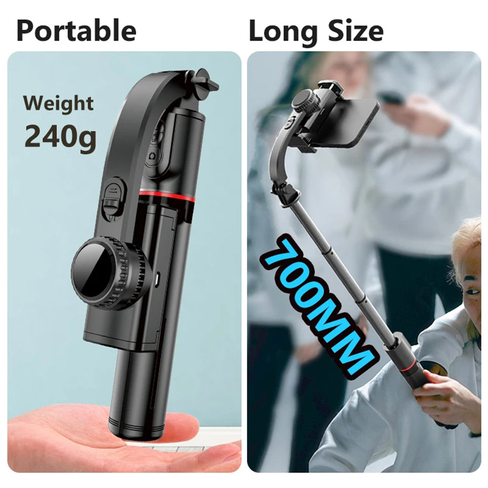 Selfie Stick Bluetooth Techsuit L19, Univerzalan, Crn