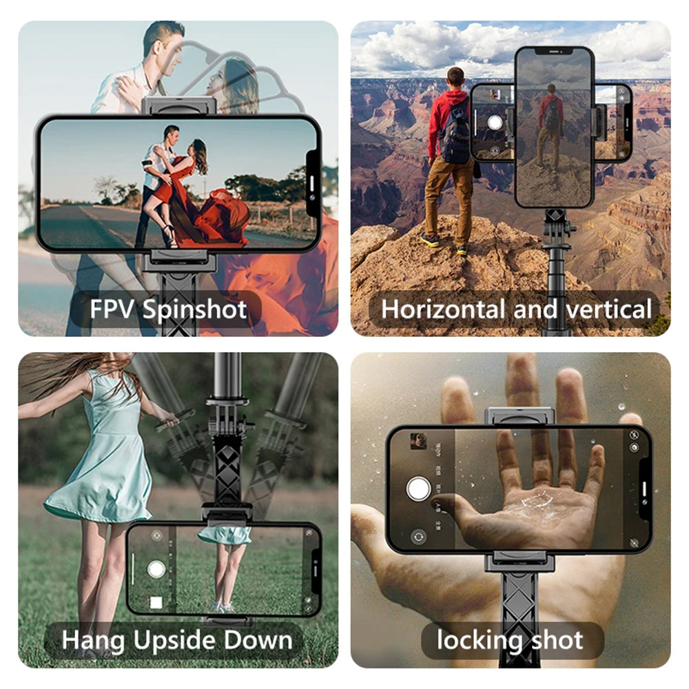 Selfie Stick Bluetooth Techsuit L19, Univerzalan, Crn