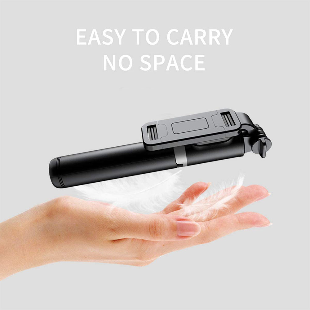 Selfie Stick Bluetooth Techsuit Q01, Univerzalan, Crn