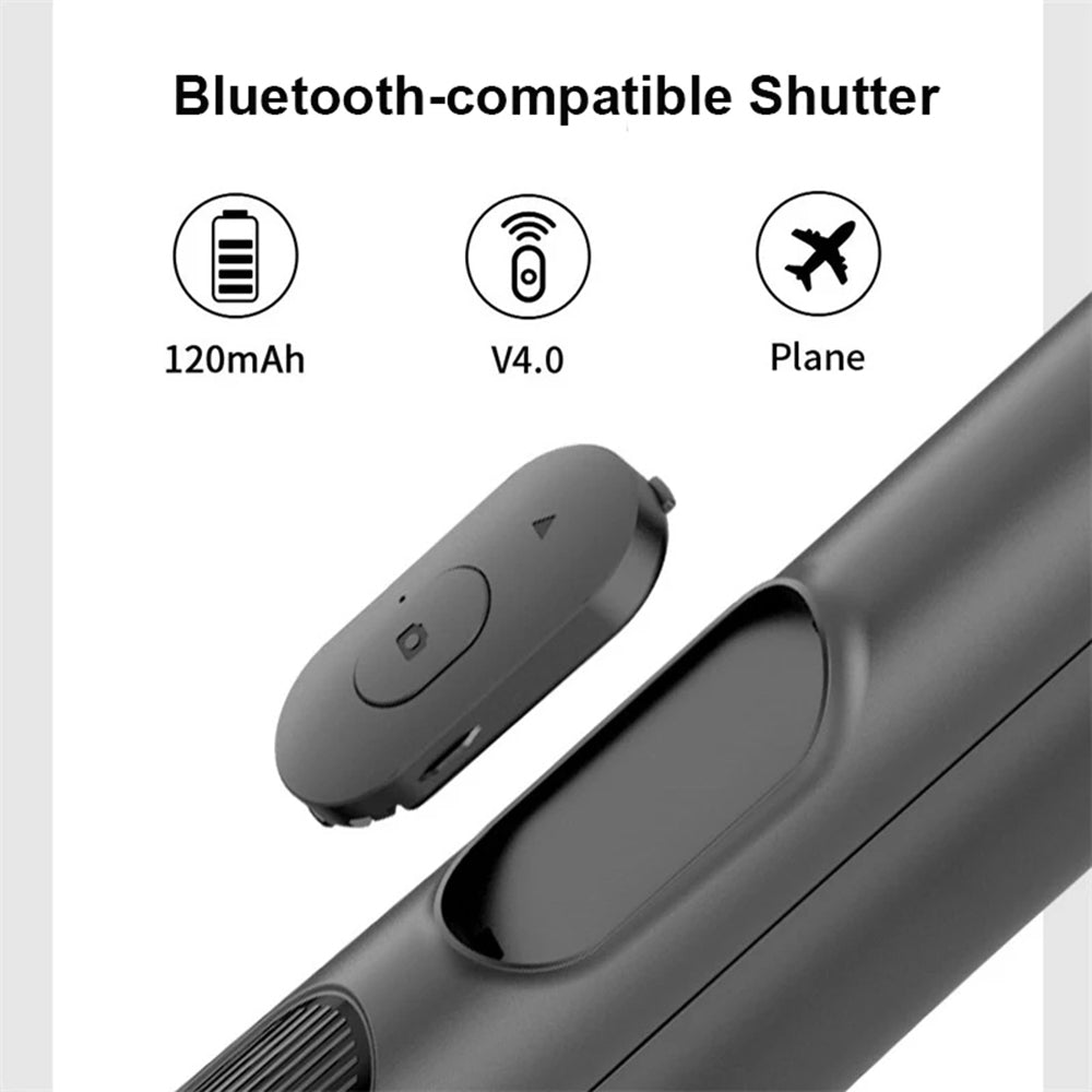 Selfie Stick Bluetooth Techsuit Q05, Univerzalan, Crn