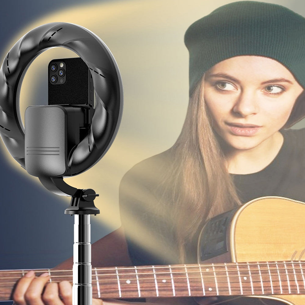 Selfie Stick Bluetooth Techsuit Q05s, Univerzalan, Crn