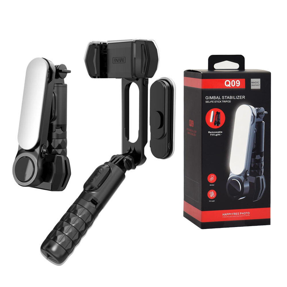 Selfie Stick Bluetooth Techsuit Q09, Univerzalan, Crn