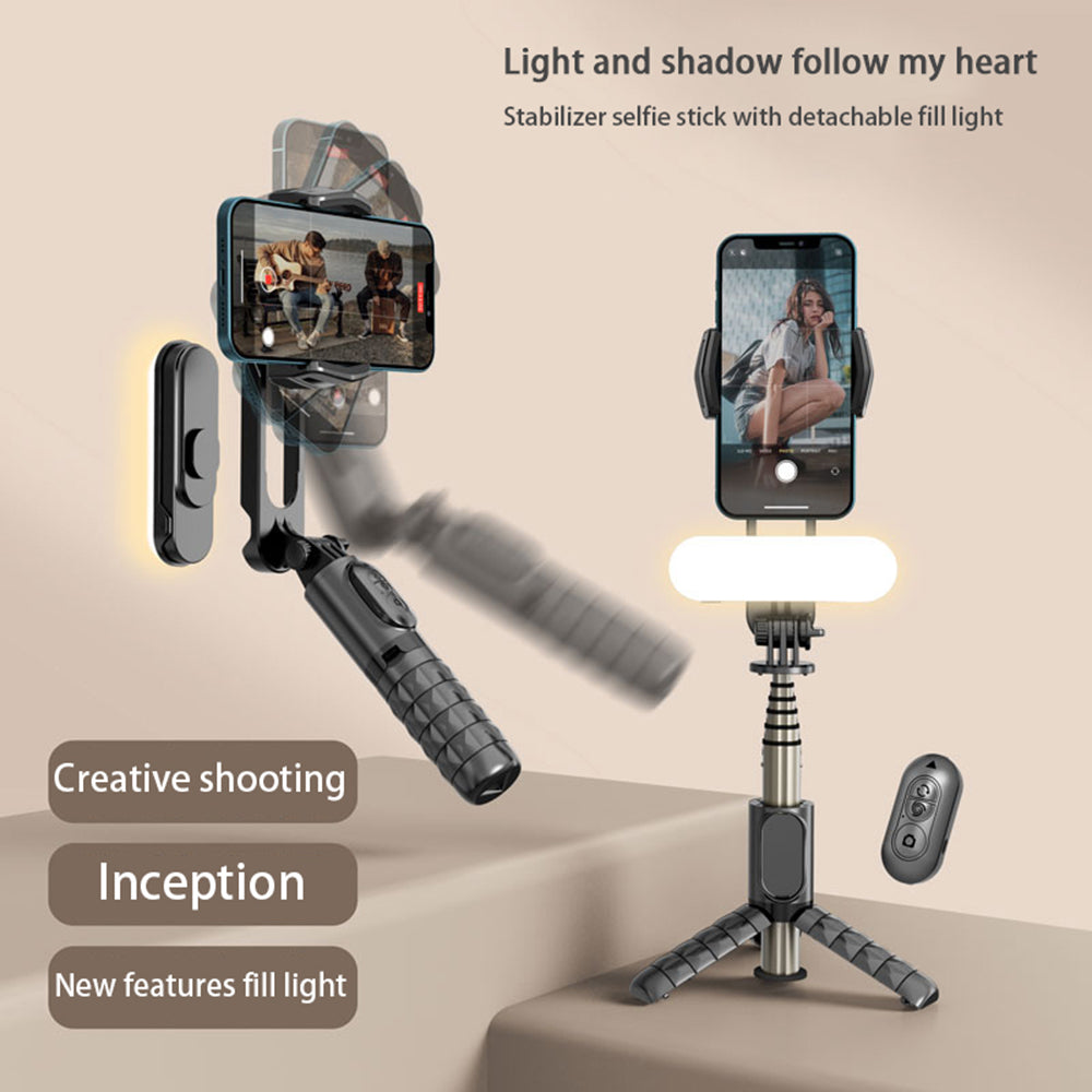 Selfie Stick Bluetooth Techsuit Q09, Univerzalan, Crn
