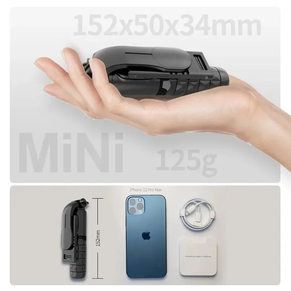 Selfie Stick Bluetooth Techsuit Q10, Univerzalan, Crn
