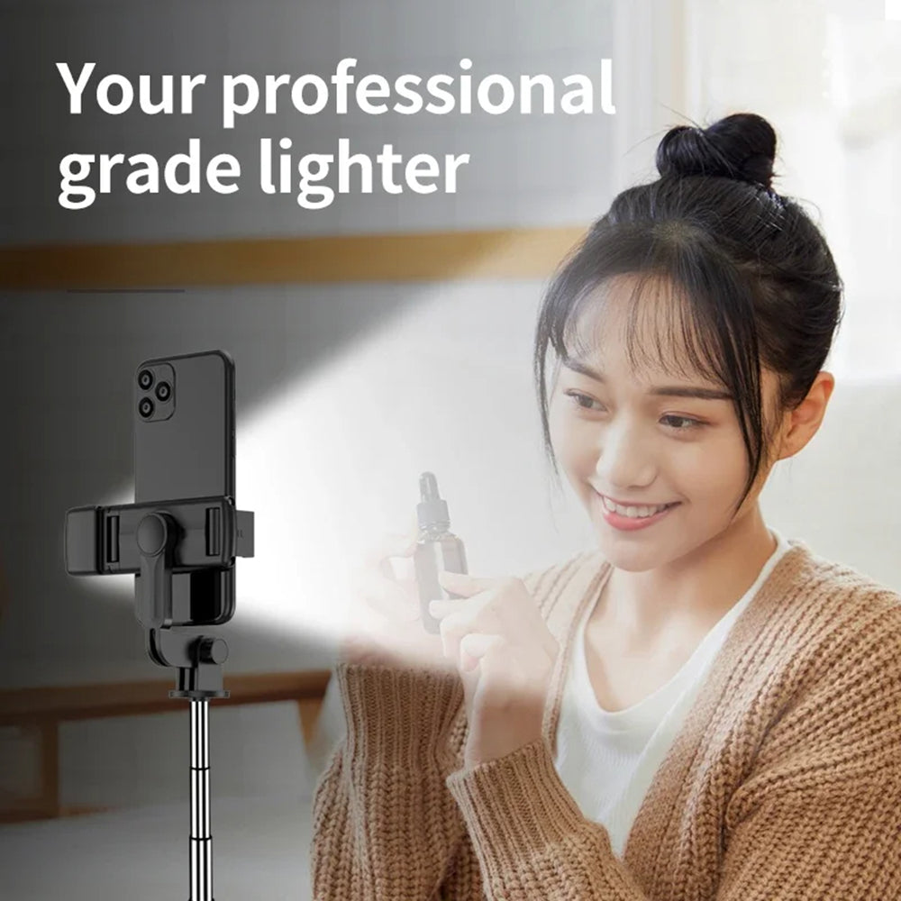 Selfie Stick Bluetooth Techsuit S03-S, Univerzalan, Crn