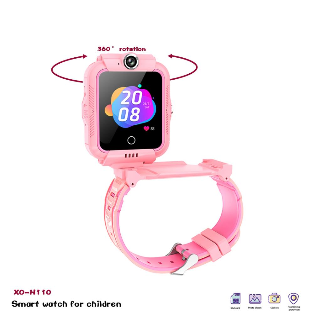 Smartwatch XO Design Kids H110, Roze