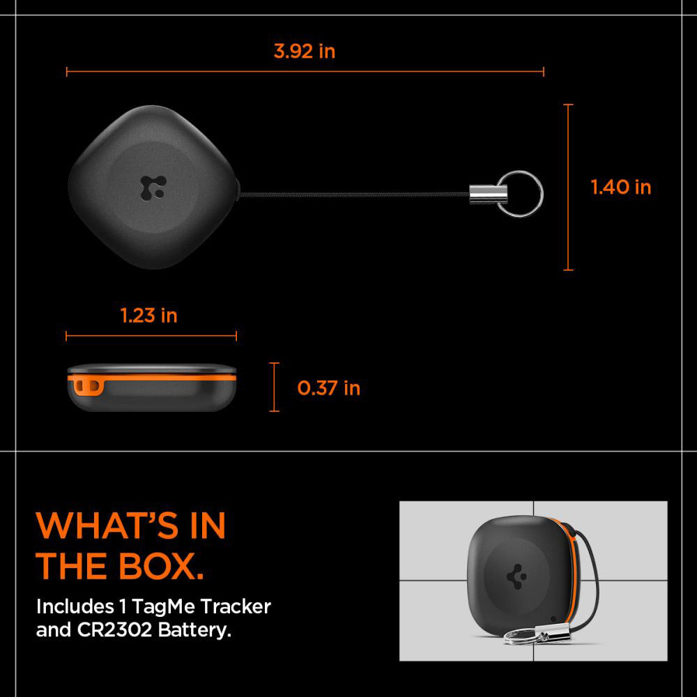 Spigen SmartTag TagMe za iOS seriju, Crna