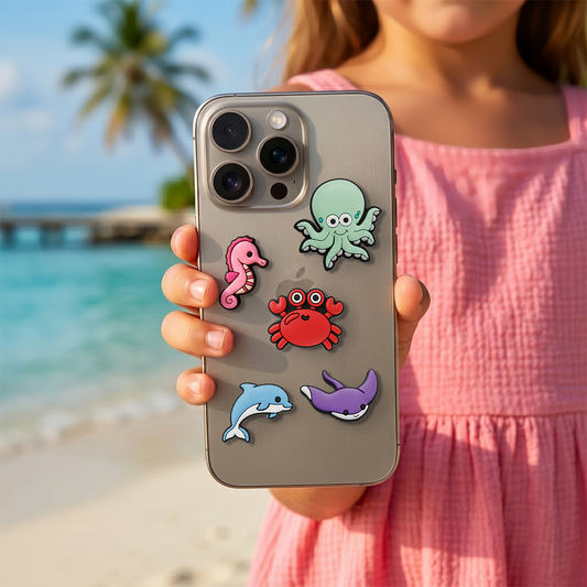 3D nalepnica OEM Ocean za futrolu za telefon / tablet, set od 5 komada, raznobojno