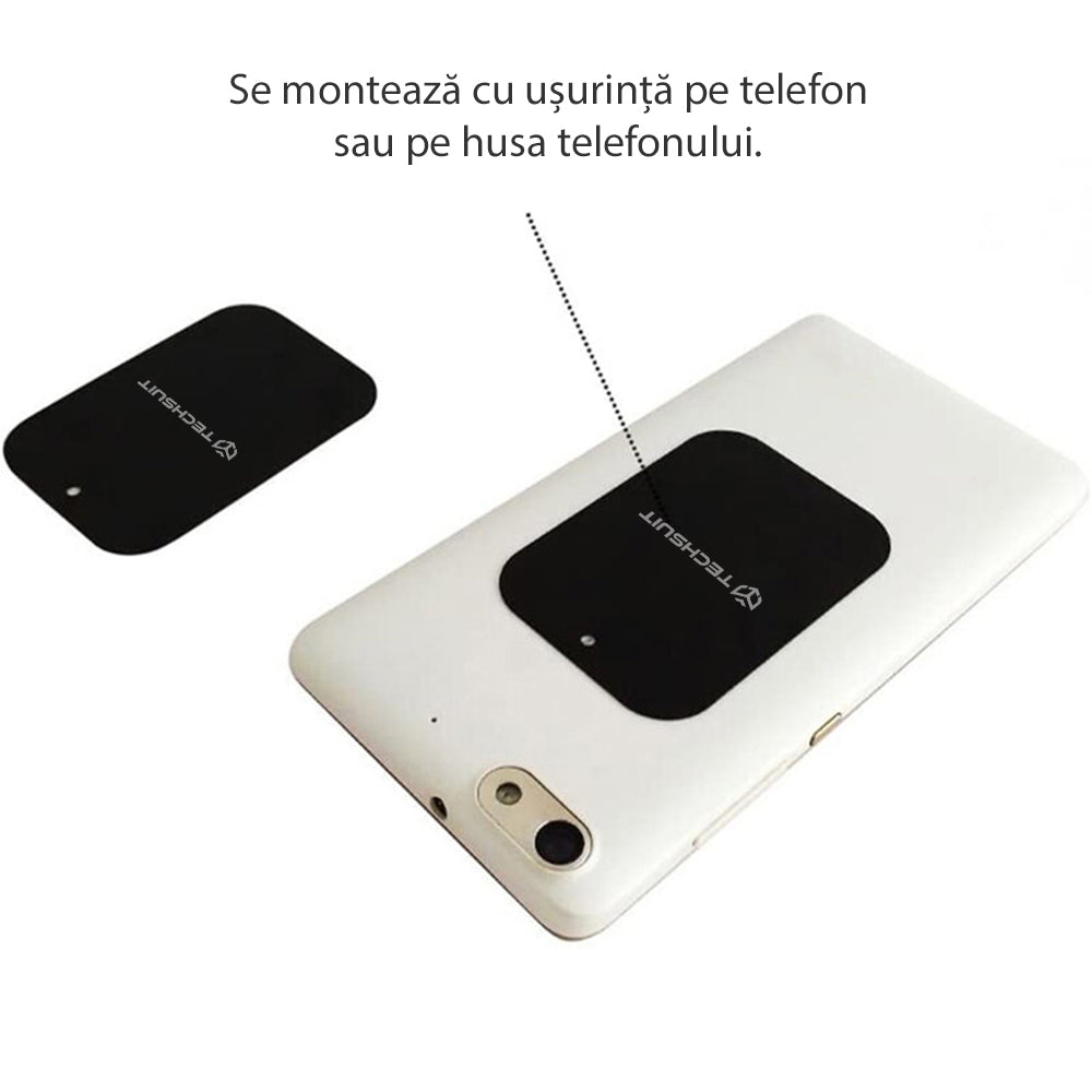Stiker Metalik Techsuit MP03 2in1, Crni