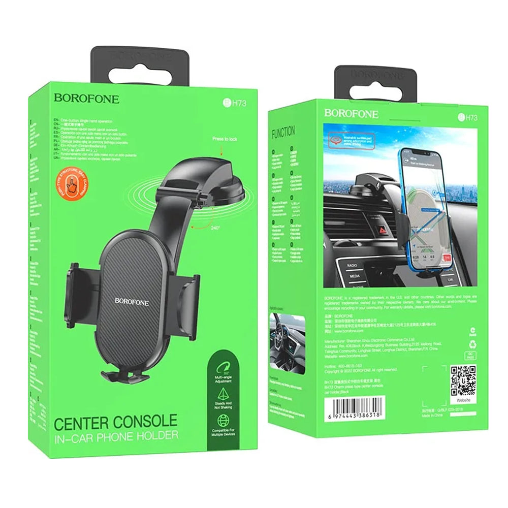 Auto nosač Borofone BH73 Charm, Univerzalan, Crn