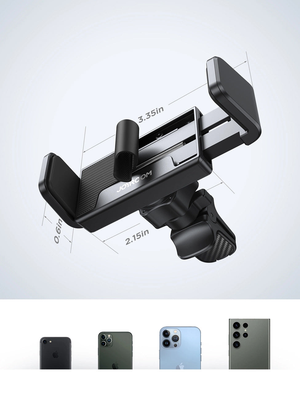 Auto nosač Joyroom JR-ZS377, 4.5inch - 6.7inch, Crn