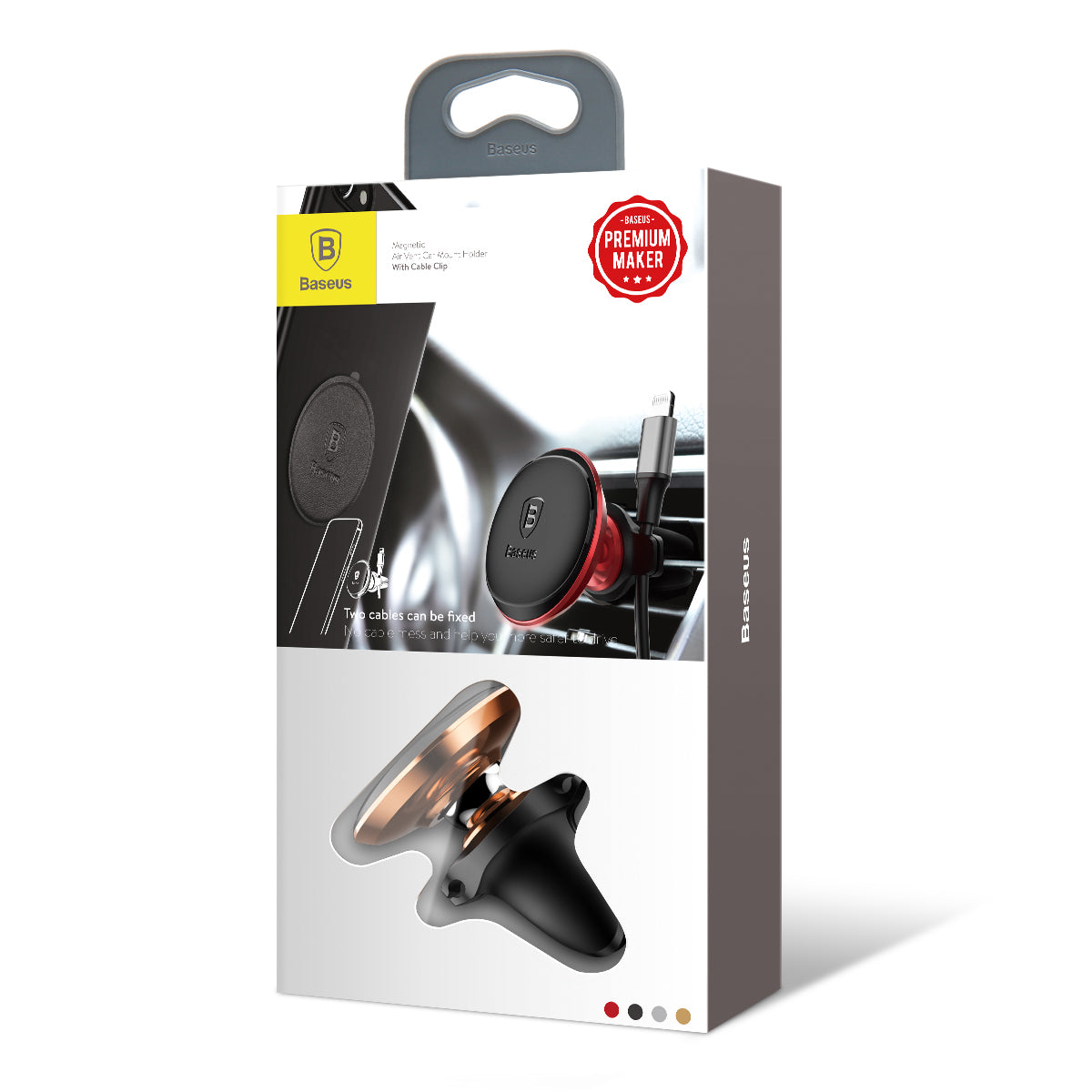 Auto nosač Baseus Magnetic za ventilaciju, univerzalan, roze zlatni C40141201G13-00