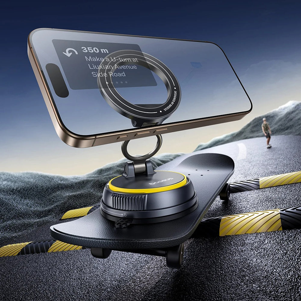 Magnetni auto držač Baseus PrimeTrip VC2 Flex, univerzalni, crni