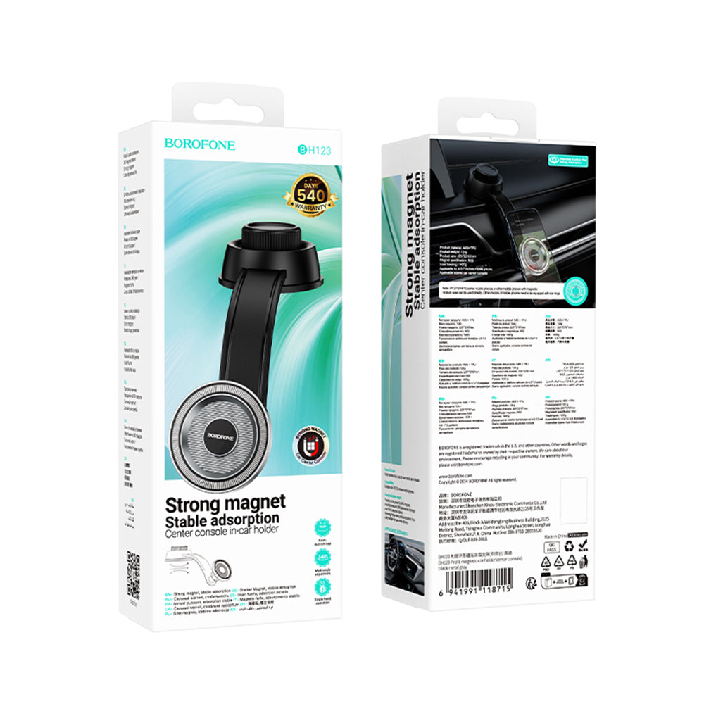 Auto Magnetni Držač Borofone BH123 Profit, 4.5inch - 7inch, Crni