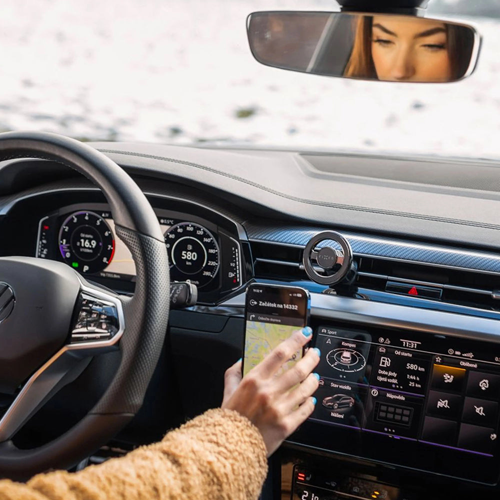Auto Magnetni Fiksni Držač, Univerzalni, Srebrni