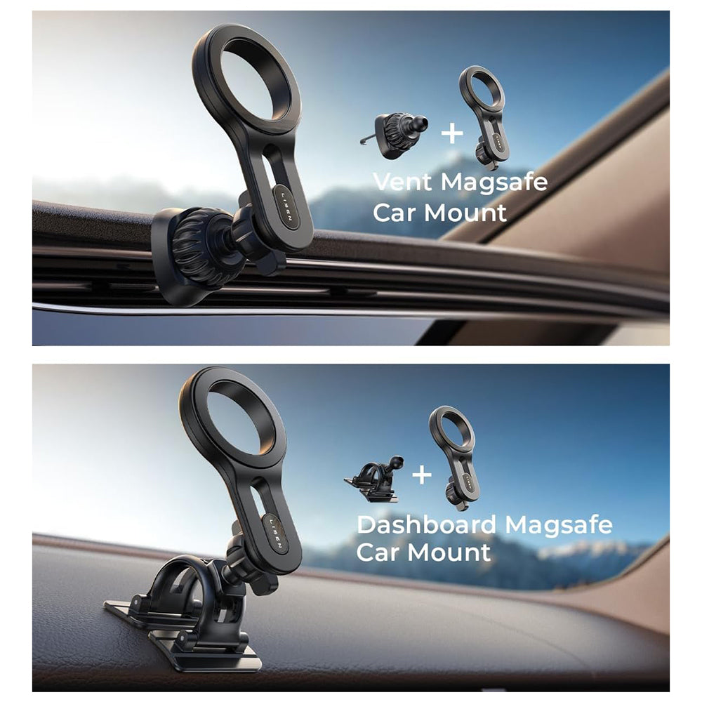 Suport Auto Magnetni Lisen, Univerzalan, Crni YL0224050011