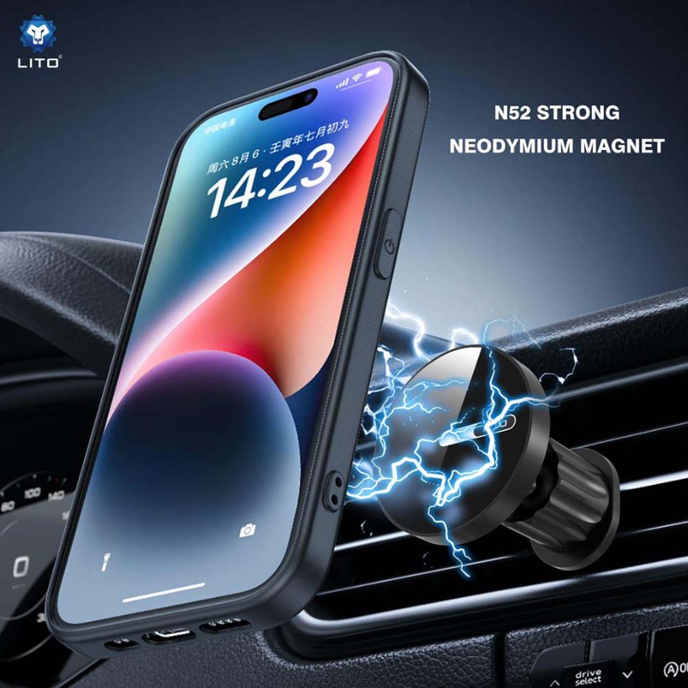 Magnetni Auto Nosac Lito LT-W05, Univerzalan, Crni