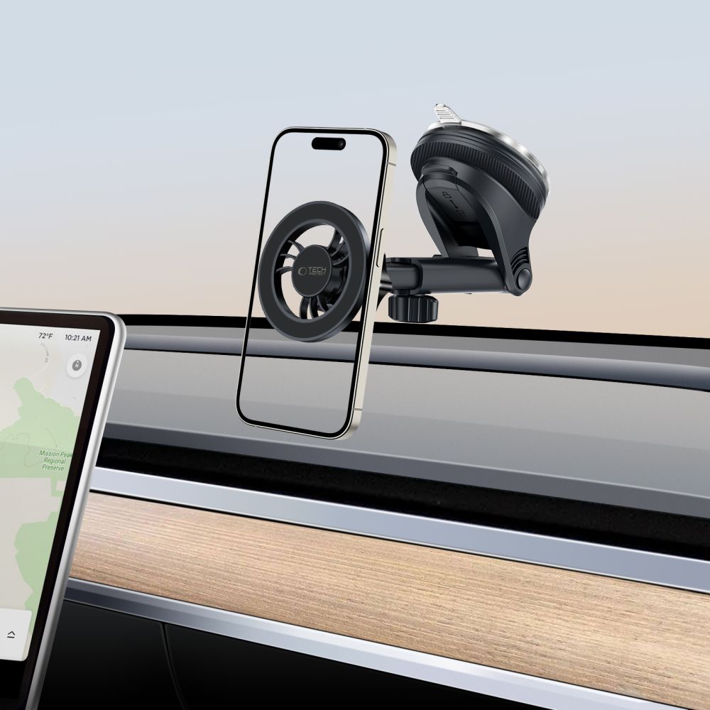 Auto Magnetni Držač Tech-Protect N56 2in1, Univerzalan, Crni