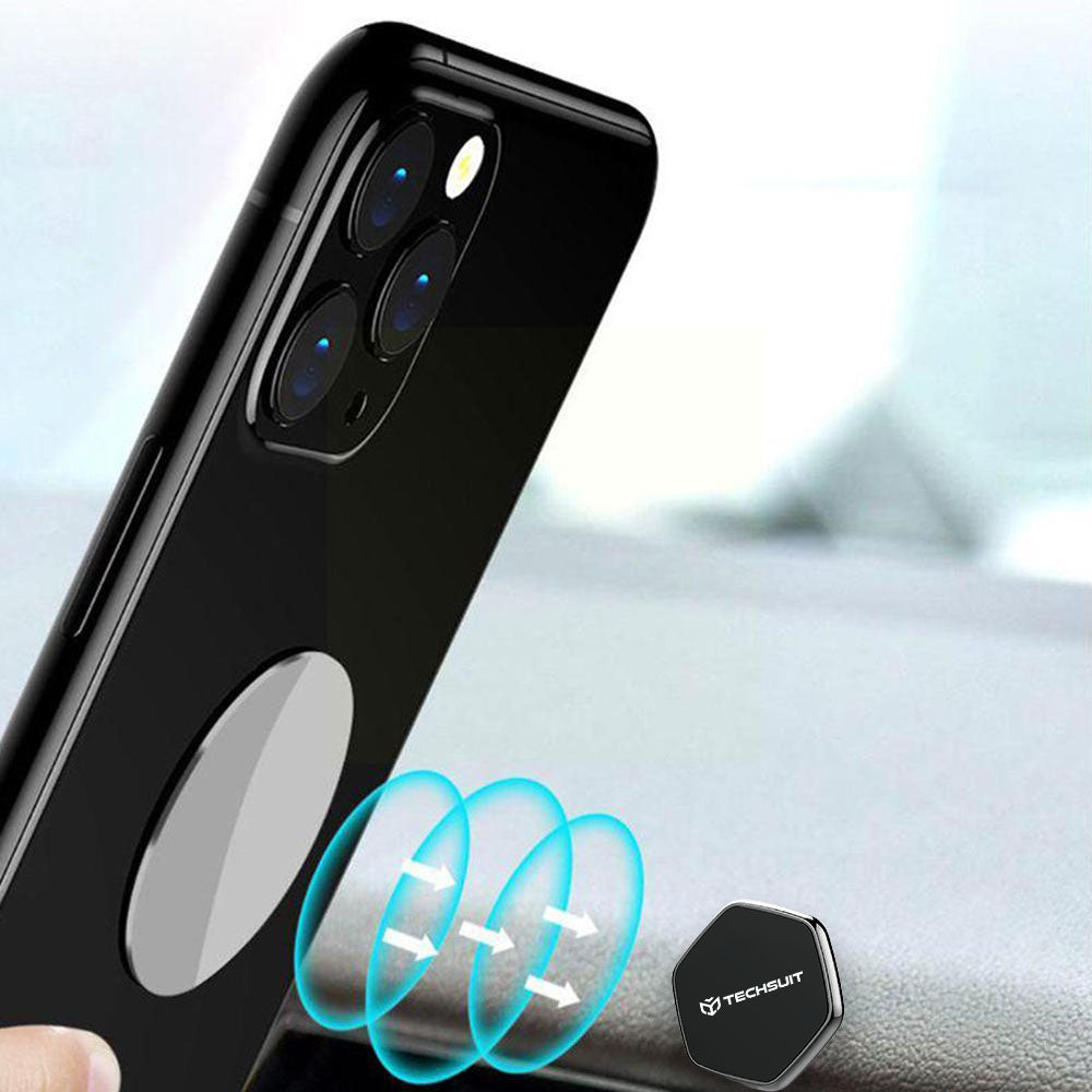 Auto Magnetni Držač Techsuit HOLD210-C, Univerzalni, Crni