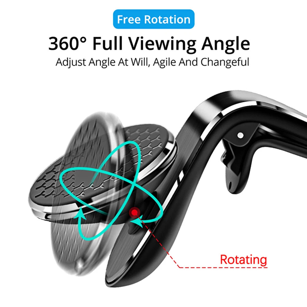 Auto nosač Magnetic Techsuit S8, Univerzalan, Srebrni