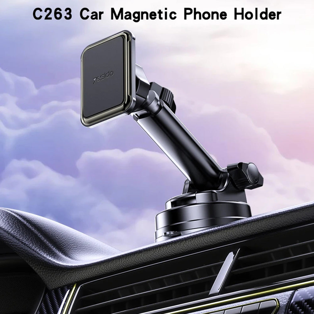 Auto Magnetni Držač Yesido C263, Univerzalan, Crn