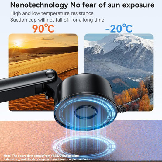 Auto Magnetni Držač Yesido C266, Univerzalni, Crni