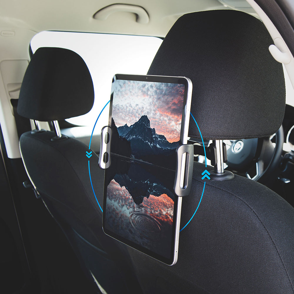 Auto nosač za naslon za glavu Fixed, 7inch - 13inch, Crni
