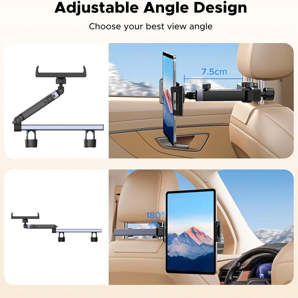 Auto nosač za naslon za glavu UGREEN LP904 (55443) za telefon / tablet, 4.7inch - 9.8inch, Crn