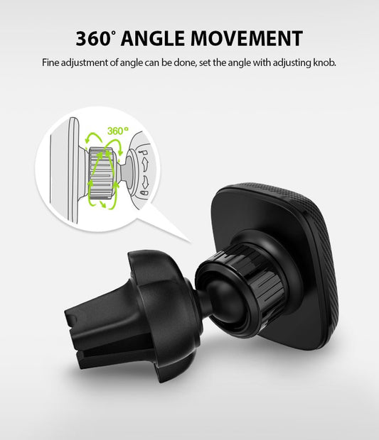 Univerzalni magnetni auto držač Ringke Power Clip, crni