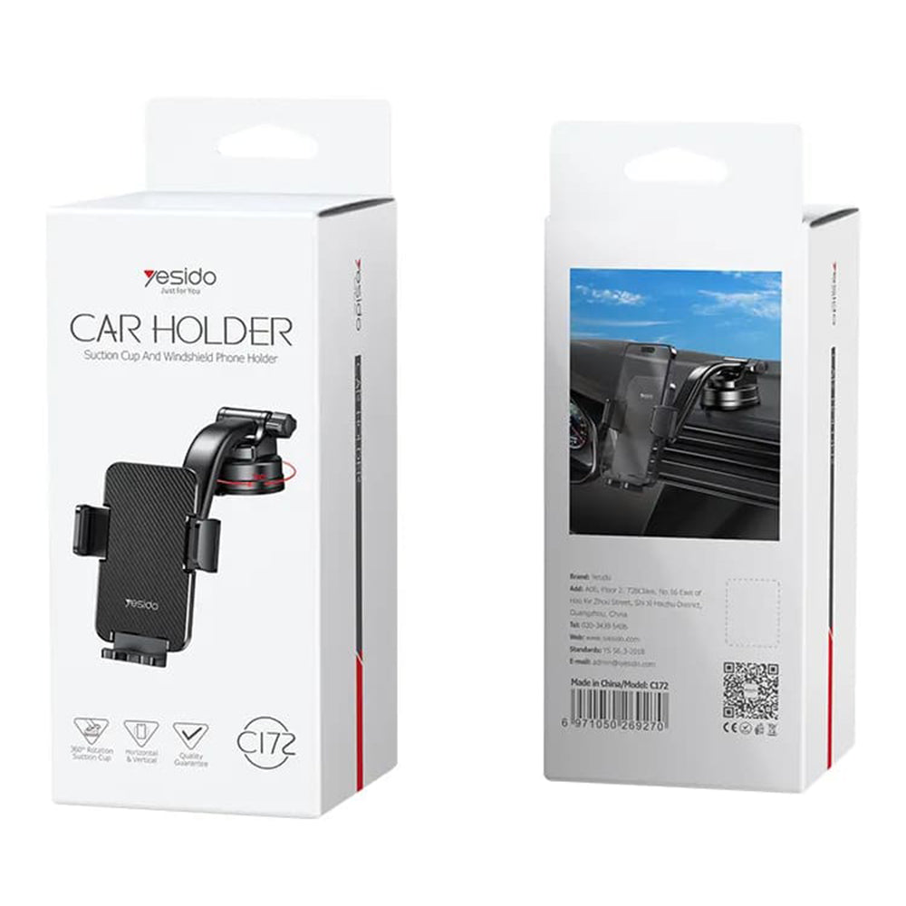 Auto nosač Yesido C172, 4inch - 7inch, Crni