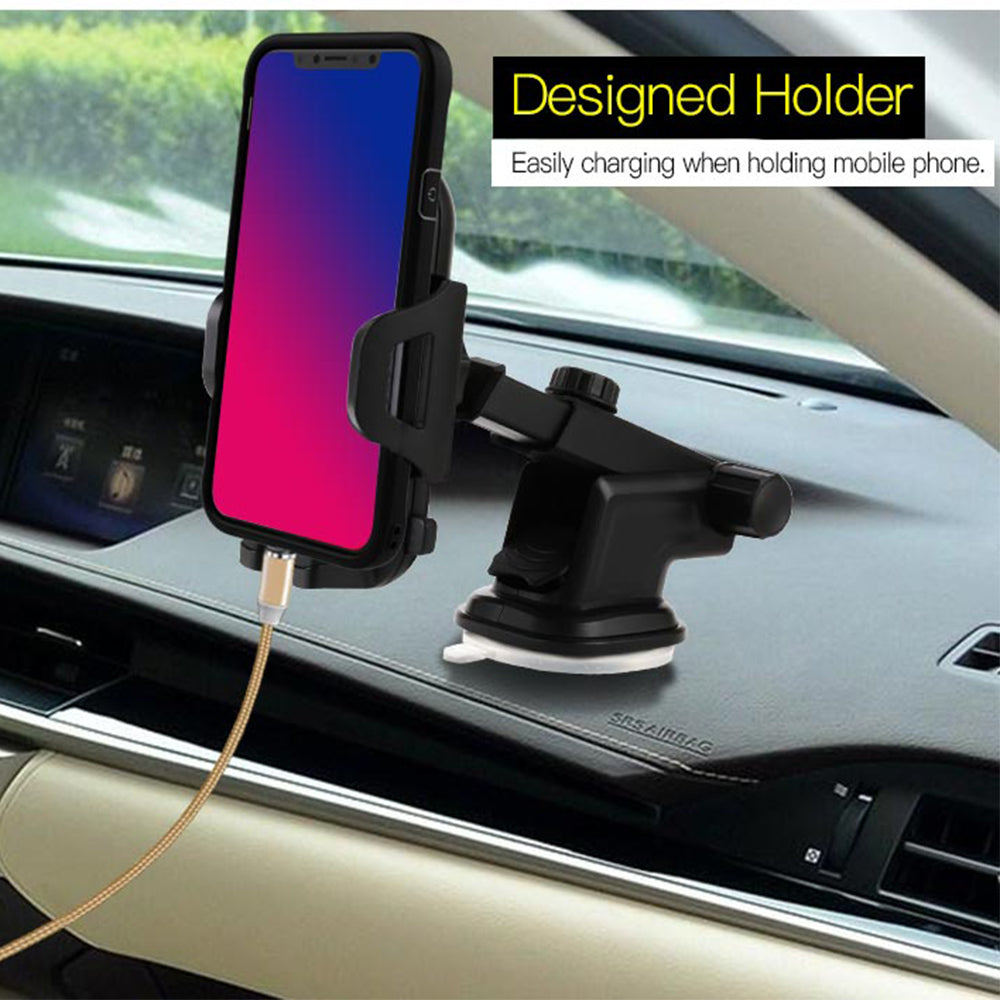 Auto nosač Yesido C23, 3.8inch - 6.4inch, Crni