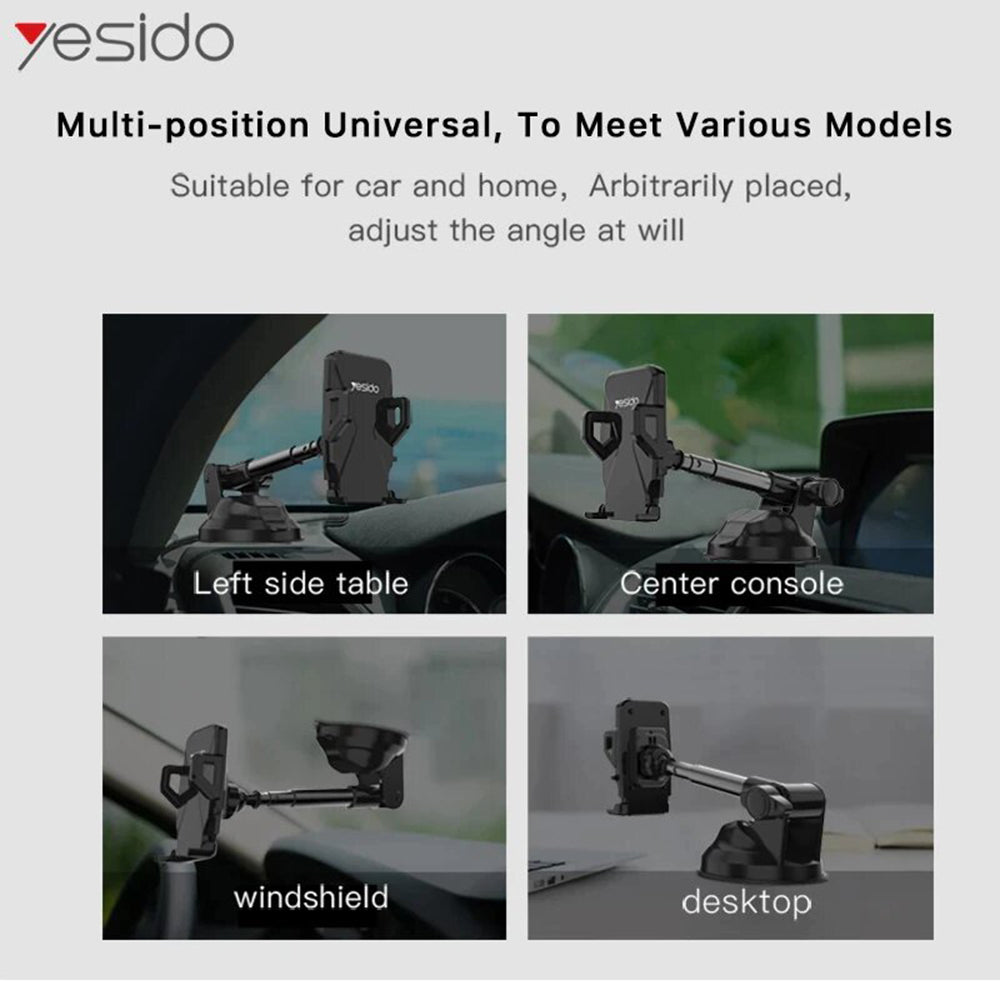 Auto nosač Yesido C40, Univerzalan, Crn
