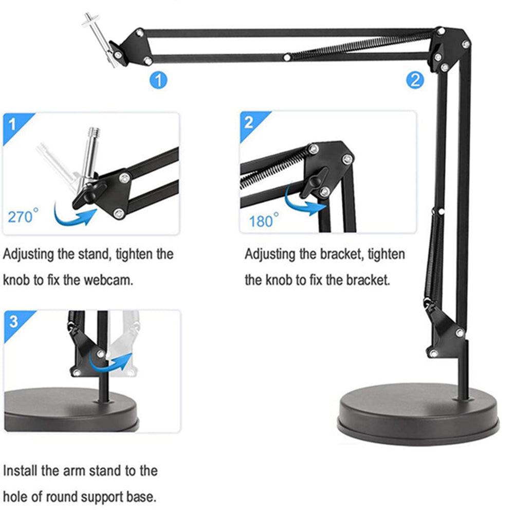 Podloga za sto 1/4inch Techsuit GT6 za kameru / mikrofon, crna