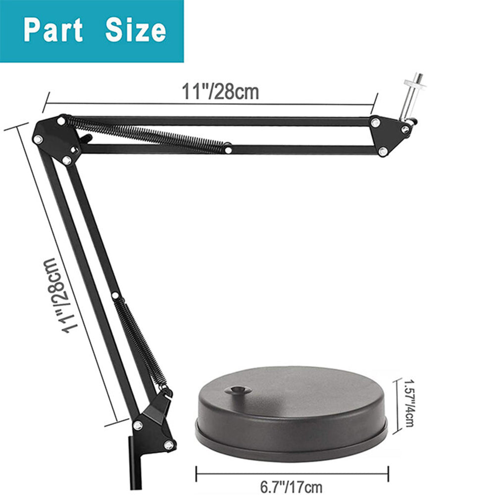Podloga za sto 1/4inch Techsuit GT6 za kameru / mikrofon, crna