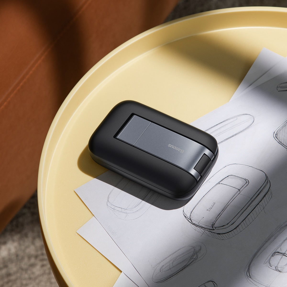 Suport Birou Baseus Seashell, Univerzalan, Crni B10551500111-00