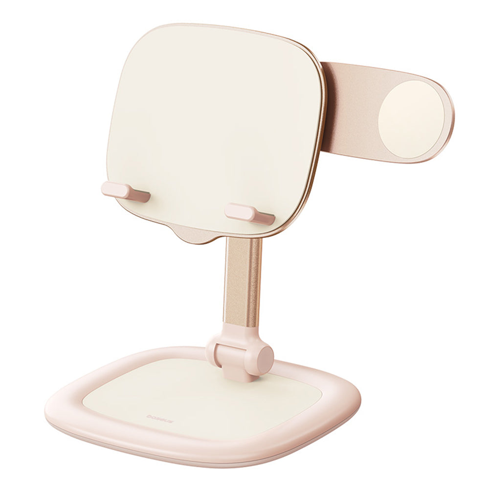 Suport Birou Baseus Seashell Dual, Univerzalan, Roze B10451501411-00