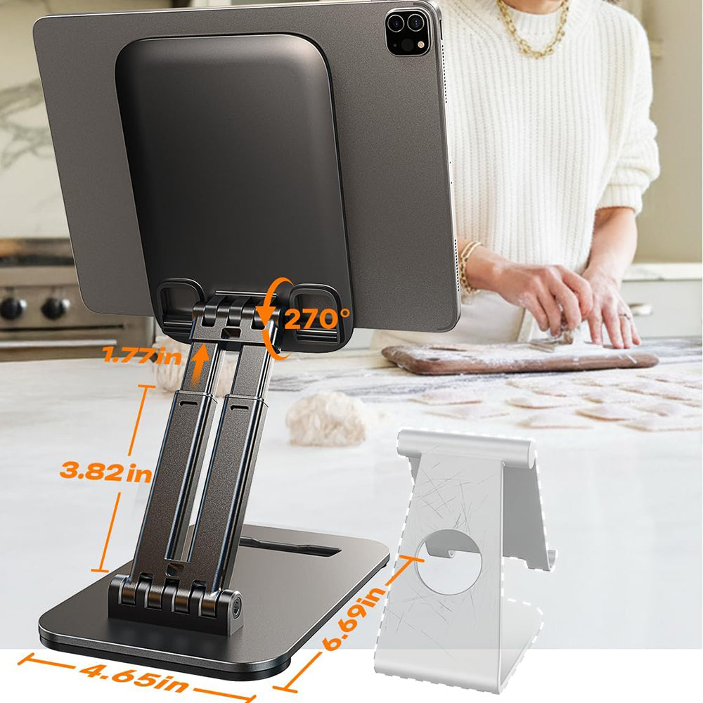 Stalak za sto Lisen za telefon / tablet, 4inch - 15.9inch, crni YL0424080007